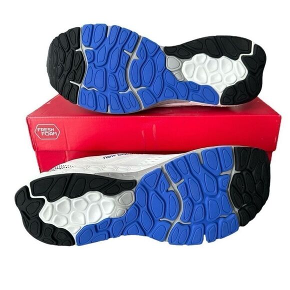 New Balance Fresh Foam Men's White Running Shoes - Picture 6 of 11